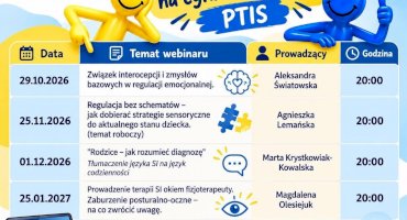 Terminy webinarów dla członków PTIS
